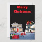 Vroegere kerstboomkaart kaart (Achterkant)