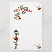 Vroegere kerstbrief briefpapier (Voorkant / Achterkant)