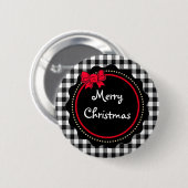 Vroegere kerstbuffelstijl Landstijl Ronde Button 5,7 Cm (Voorkant /achterkant)