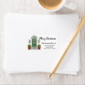 Vroegere kerstcadeaulabel etiket (Insitu)