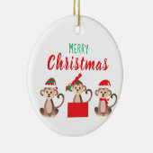 Vroegere kerstcadeautjes kerstPetten Keramisch Ornament (Rechts)