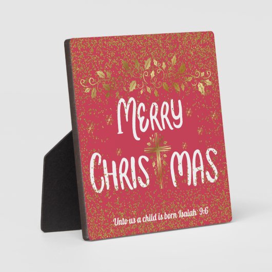 Vroegere kerstcrossscripts fotoplaat (Voorkant)