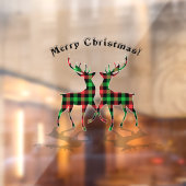 Vroegere kerstdecoratie Happy-klanten Raamsticker (Vel 2)