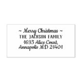 Vroegere kerstfamilienaam rubberstempel (Afrduk)