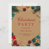 Vroegere kerstfeestdag kaart (Voorkant)