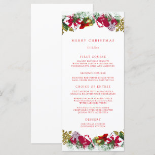 Vroegere kerstfeestdag menu