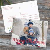 Vroegere kerstfeestdagen met feestelijke tekenmerk feestdagenkaart