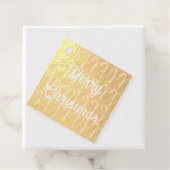Vroegere kerstFolie Favor Tag (Met doos)