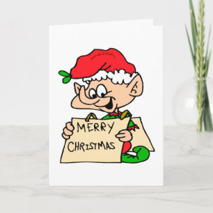 Vroegere kerstgebarenteerde feestdag Elf-Feestdage Feestdagen Kaart
