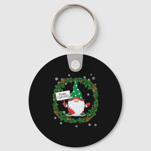 Vroegere kerstgnoom sleutelhanger (Voorkant)