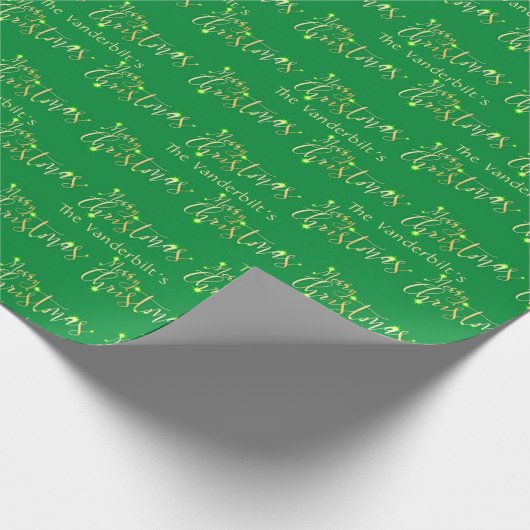 Vroegere kerstgouden achtergrond cadeaupapier (Hoek)