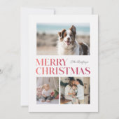 Vroegere kerstgradiënt kopregel feestdag Kaart (Voorkant)