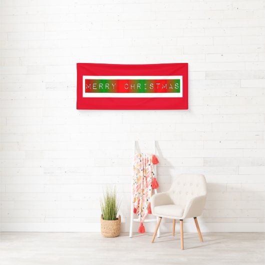 Vroegere kerstgradiënt spandoek (Insitu)