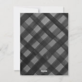 Vroegere kerstgrijze feestdag feestdagenkaart (Achterkant)