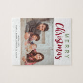 Vroegere kerstgroene rode serie Foto Eenvoudig bee Legpuzzel (Horizontaal)