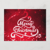 Vroegere kerstgroet feestdagenkaart (Voorkant)