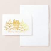 Vroegere kerstgroet folie kaarten (Display)