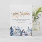 Vroegere kerstgroet kaart (Staand voorkant)