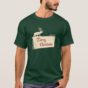 Vroegere kerstgroet t-shirt