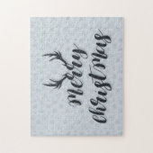 Vroegere kersthertengeweien legpuzzel (Verticaal)
