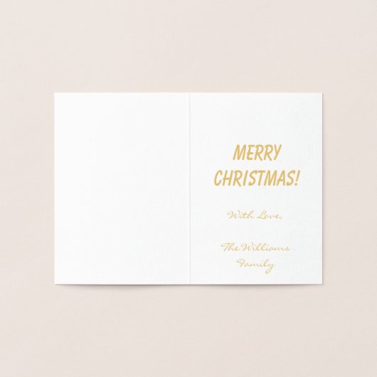 Vroegere kerstkaarsen met gouden kerstbomen folie kaarten (Binnen)