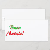 Vroegere kerstkaart (Voorkant / Achterkant)