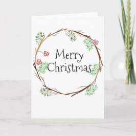 Vroegere kerstkaart feestdagen kaart