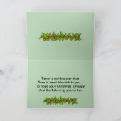 Vroegere kerstkaart feestdagen kaart (Binnen)