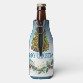 Vroegere kerstkaart flesjeskoeler (Fles Achterkant)