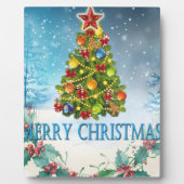 Vroegere kerstkaart fotoplaat (Voorkant)