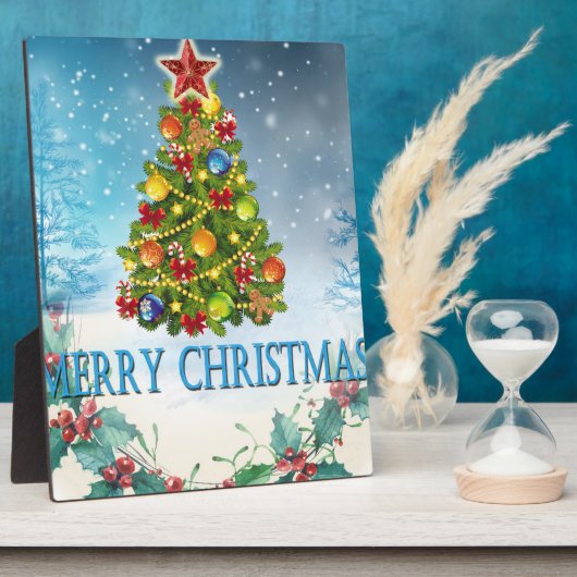 Vroegere kerstkaart fotoplaat (Zijkant)