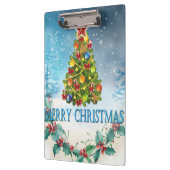 Vroegere kerstkaart klembord (Links)