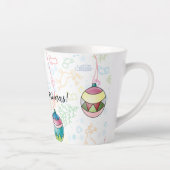 Vroegere kerstkaart latte mok (Rechts)