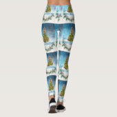 Vroegere kerstkaart leggings (Achterkant)