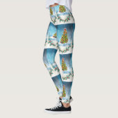 Vroegere kerstkaart leggings (Links)