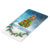 Vroegere kerstkaart magneet (Linkerzijde)