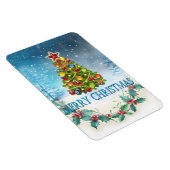 Vroegere kerstkaart magneet (Rechterzijde)