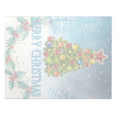 Vroegere kerstkaart notitieblok (Voorkant)