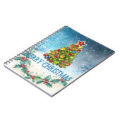 Vroegere kerstkaart notitieboek (Linkerzijde)