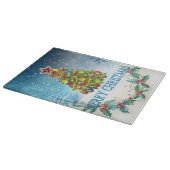 Vroegere kerstkaart snijplank (Hoek)