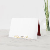 Vroegere kerstkaarten feestdagen kaart (Achterkant)