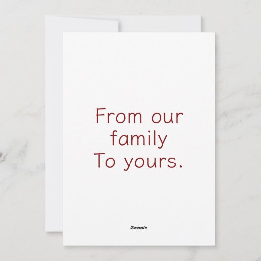 Vroegere kerstkaarten feestdagenkaart (Achterkant)