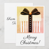 Vroegere kerstkaarten feestdagenkaart (Voorkant / Achterkant)