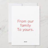 Vroegere kerstkaarten feestdagenkaart (Achterkant)