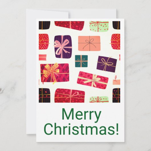 Vroegere kerstkaarten feestdagenkaart (Voorkant)