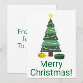 Vroegere kerstkaarten feestdagenkaart (Voorkant / Achterkant)