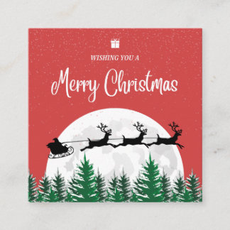 Vroegere kerstkaarten informatiekaartje