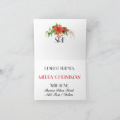 Vroegere kerstkaartje feestdagen kaart (Binnen)