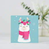 Vroegere kerstkaartje feestdagenkaart (Staand voorkant)