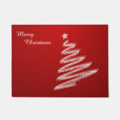 Vroegere kerstkerstboom deurmat (Voorkant)